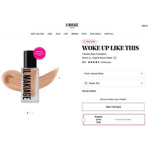 Il Makiage Woke Up Like This Foundation 035 Brand New